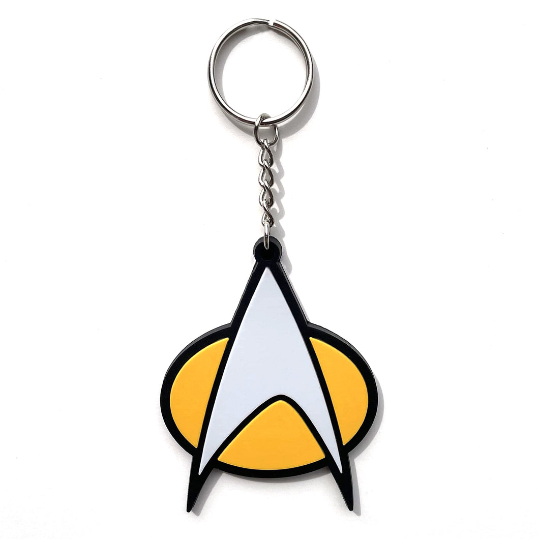 The Away Mission Star Trek Next Generation Comm Badge Keychain