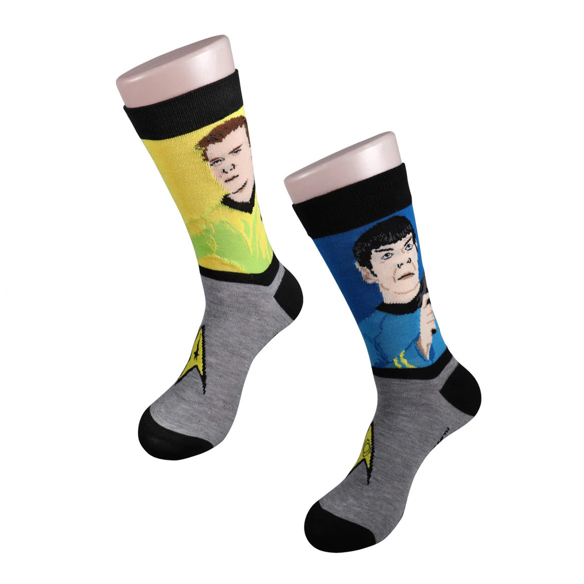 Star Trek - Kirk & Spock Dress Crew Socks - Set of 2 Pairs – The Away ...
