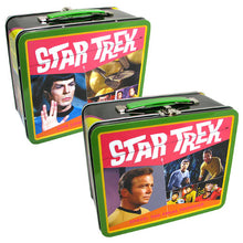 Load image into Gallery viewer, Retro Star Trek Lunch Box - Tin Tote
