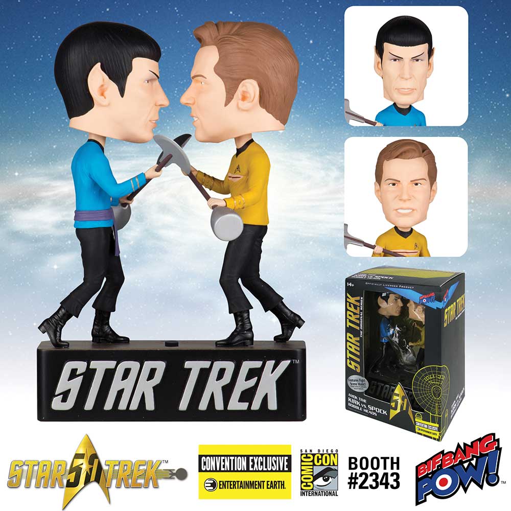 Kirk vs. Spock Bobble Heads - Amok Time