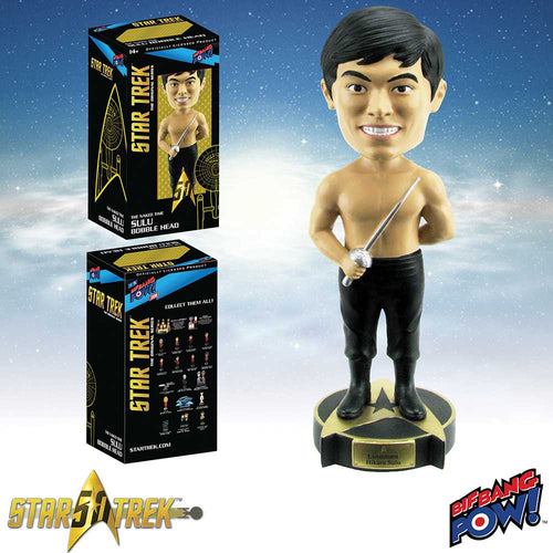 swashbuckling Sulu Bobble Head