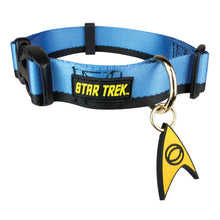 Load image into Gallery viewer, Star Trek TOS Blue Uniform Dog Collar

