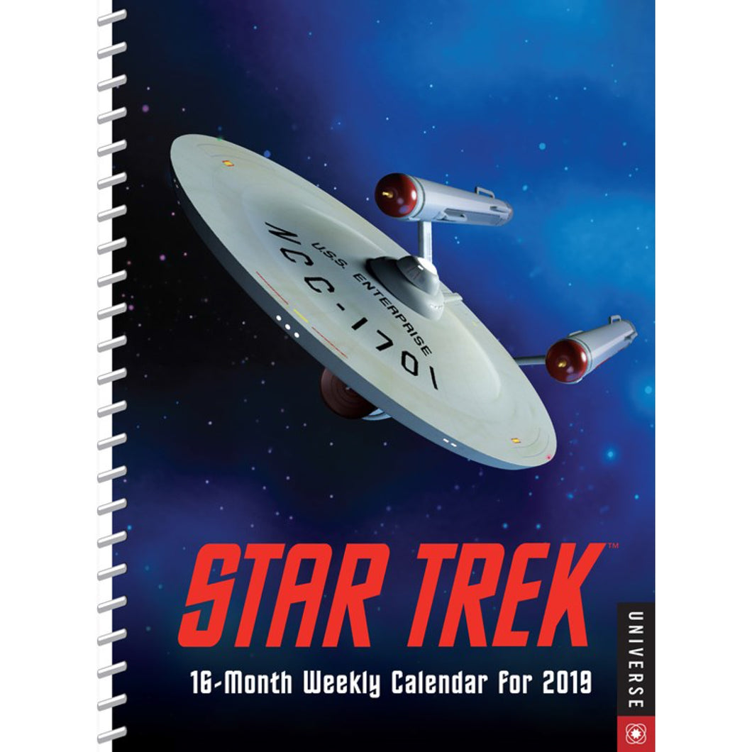 Star Trek 2018-2019 16-Month Engagement Calendar - Front