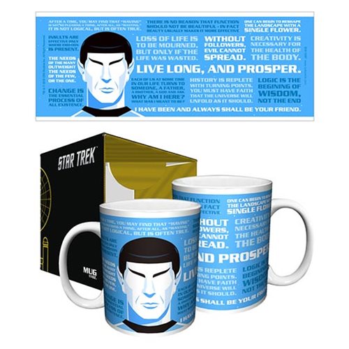 Star Trek Mr. Spock Quotes Mug