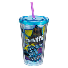 Load image into Gallery viewer, Doctor Who 18 oz. Acrylic Travel Cup - Back
