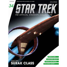 Load image into Gallery viewer, Star Trek Surok Class with Collectible Magazine #34
