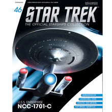Load image into Gallery viewer, Star Trek USS Enterprise NCC-1701-C with Collectible Magazine #46
