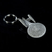 Load image into Gallery viewer, Star Trek Enterprise NCC-1701D Keychain

