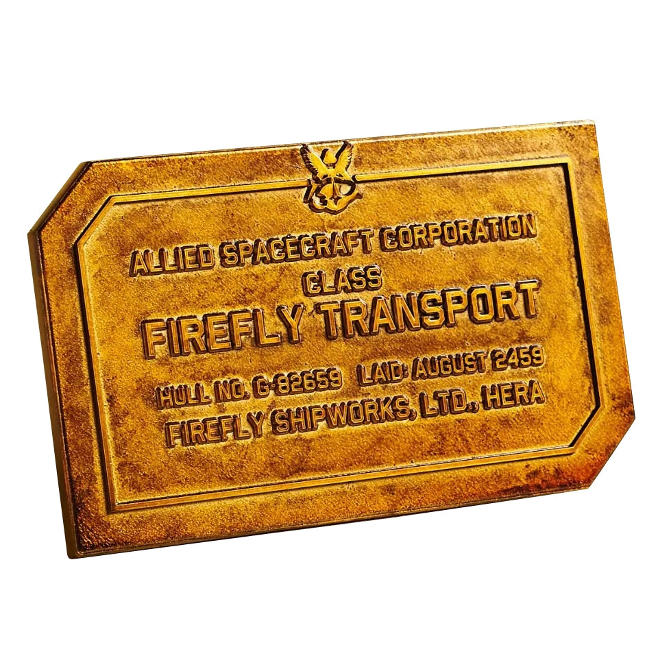 Serenity Dedication Plaque - Front