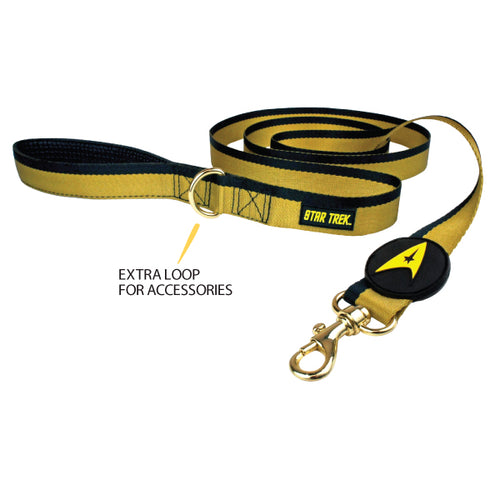 Star Trek The Original Series Gold Uniform Dog Leash