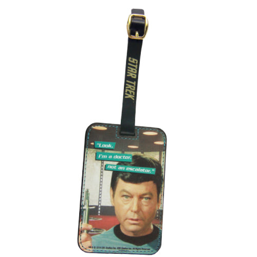 Graphic Luggage Tag - Bones