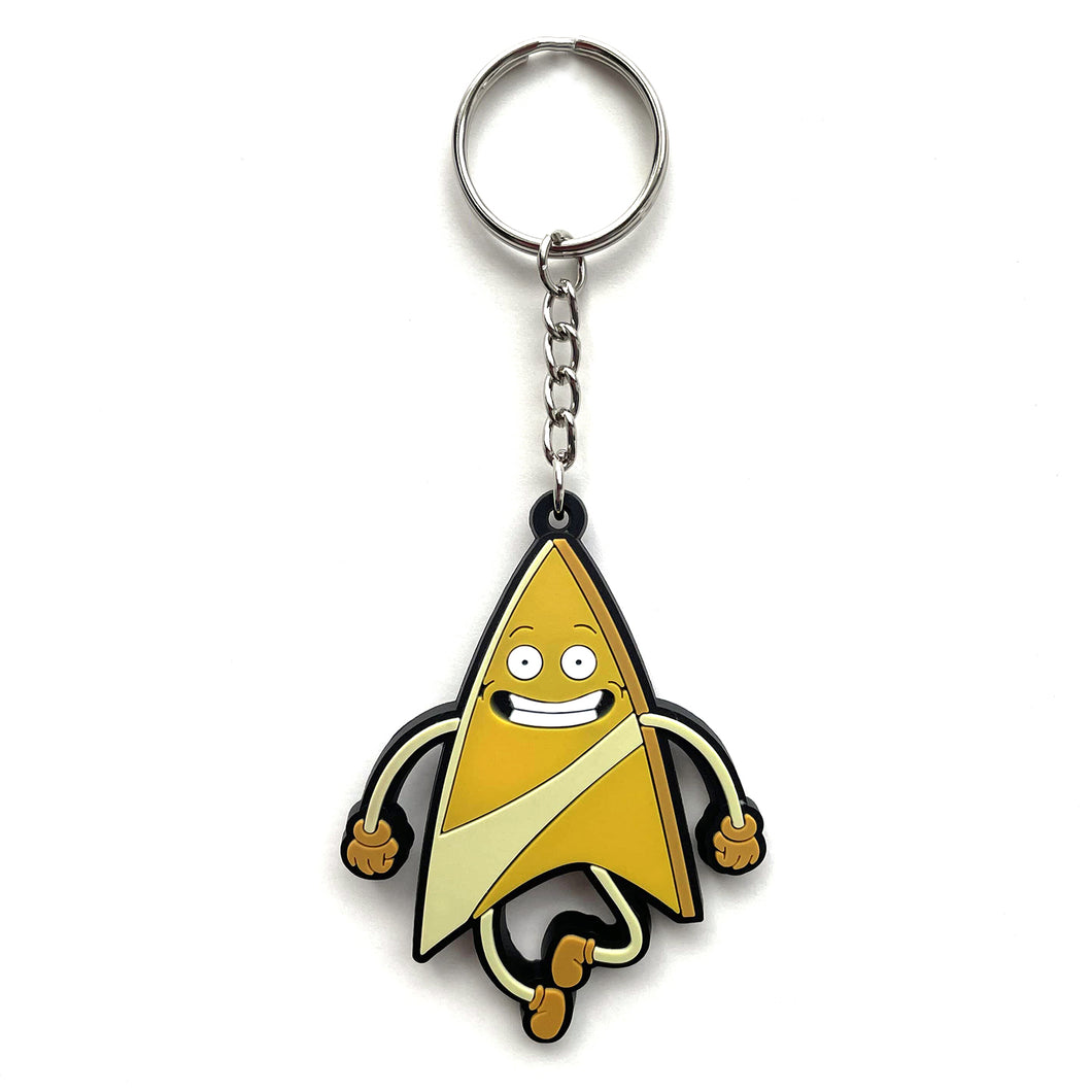 Star Trek Lower Decks Happy Badgey Keychain