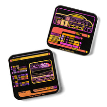 Load image into Gallery viewer, Star Trek Lcars Coasters 
