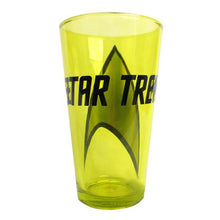 Load image into Gallery viewer, Star Trek Gold Pint Glass - Back
