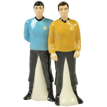 Load image into Gallery viewer, Star Trek Kirk &amp; Spock Salt &amp; Pepper Shakers

