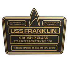 Load image into Gallery viewer, USS Franklin Dedication Plaque by Eaglemoss
