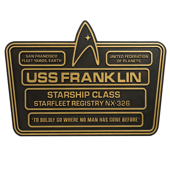 USS Franklin Dedication Plaque by Eaglemoss