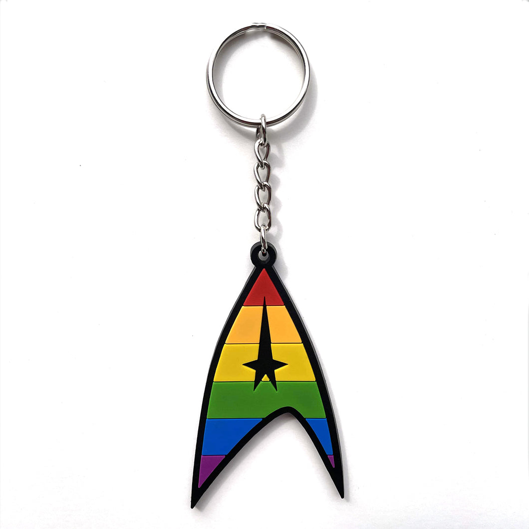 Star Trek Pride Keychain