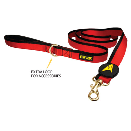 Star Trek The Original Series Red Uniform Dog Leash