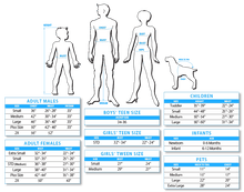 Load image into Gallery viewer, Size Chart
