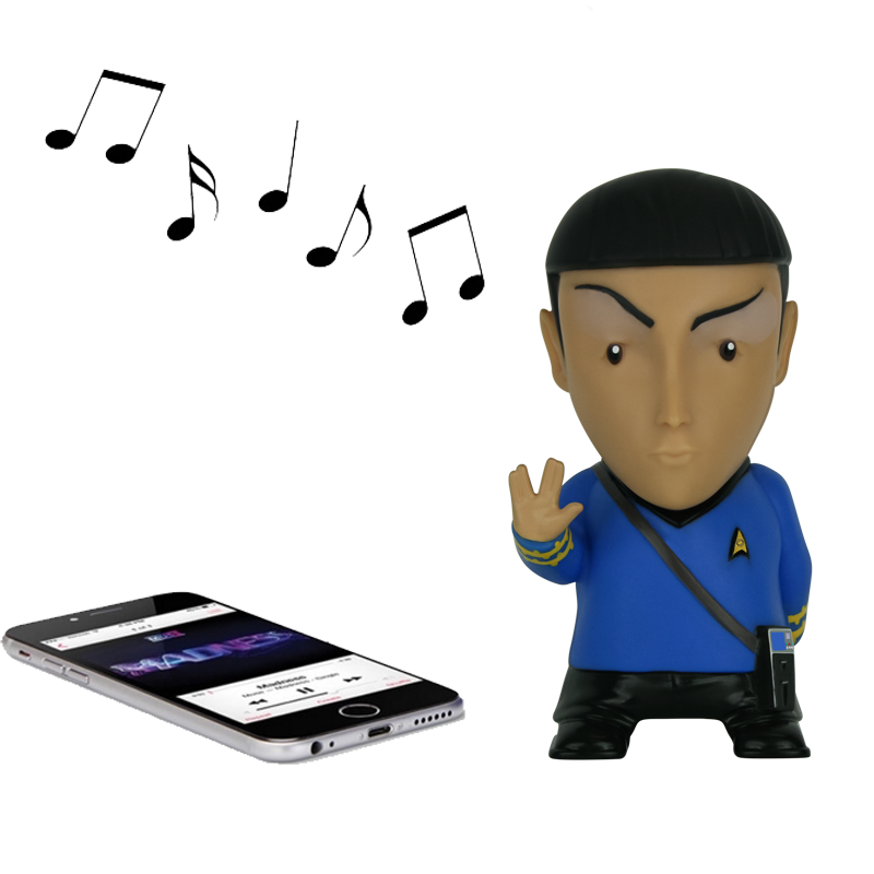 Mr. Spock Bluetooth® Figure Speaker with Sound Effects