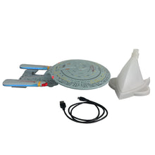 Load image into Gallery viewer, Star Trek TNG U.S.S. Enterprise NCC-1701-D Bluetooth® Speaker With Sleep Machine, LED&#39;s &amp; Sound Effects
