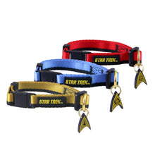 Load image into Gallery viewer, Star Trek TOS Uniform Cat Collars
