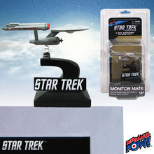 Load image into Gallery viewer, Star Trek TOS Enterprise Monitor Mate Bobble Ship
