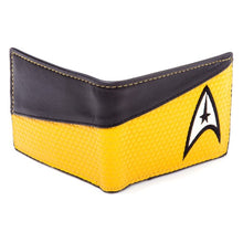 Load image into Gallery viewer, Star Trek Yellow Shirt Bifold Wallet - Back
