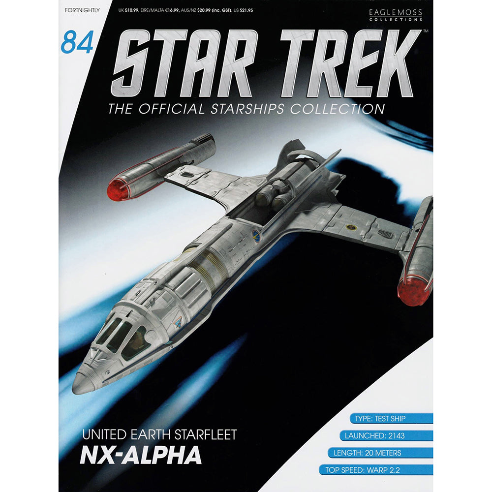 Star Trek United Earth Starfleet NX-Alpha Model with Magazine #84 by E –  The Away Mission, image size:1000x1000