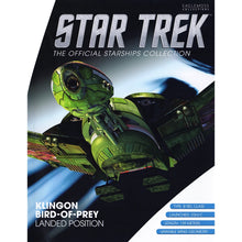 Load image into Gallery viewer, Star Trek Klingon Bird of Prey Starship (Landed Position) Magazine
