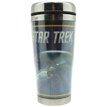 Load image into Gallery viewer, Star Trek Starfleet Acrylic Travel Mug
