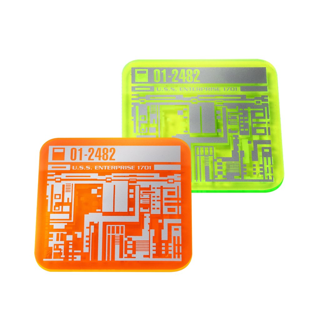 Star Trek Isolinear Chip Coasters