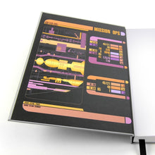 Load image into Gallery viewer, Star Trek: The Next Generation PADD Journal / Hardcover - Inside Cover
