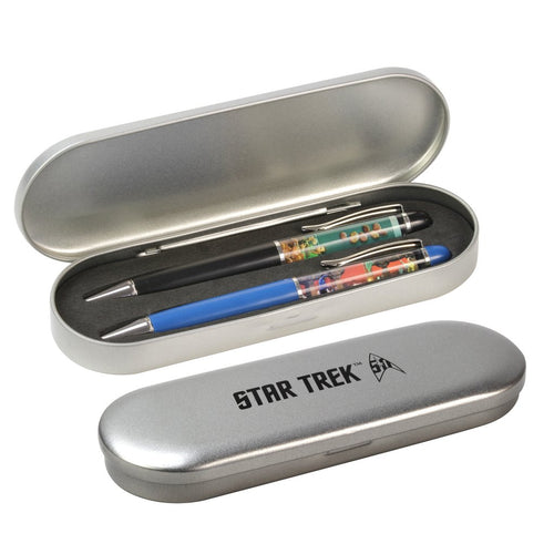 Star Trek Floating Pen Set - Tribbles and Kirk vs. Spock 