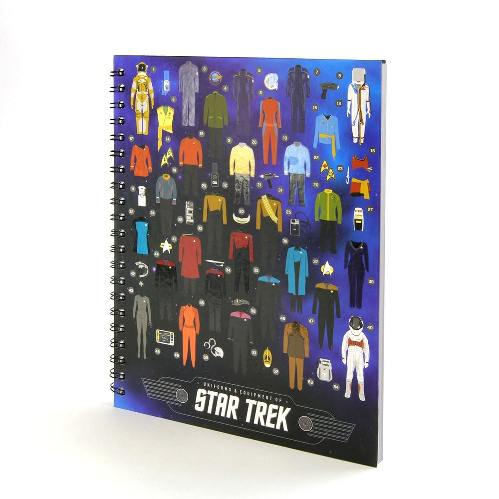 Uniforms & Equipment of Star Trek Notebook / Hardcover - Cover