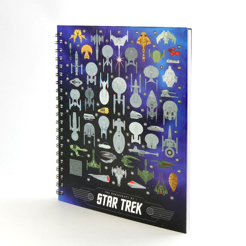 The Spacecraft of Star Trek Notebook / Hardcover - Cover