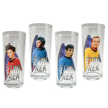 Load image into Gallery viewer, Star Trek 4 piece 10 oz. Glassware set
