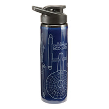 Load image into Gallery viewer, Star Trek Stainless Steel Water Bottle - Back
